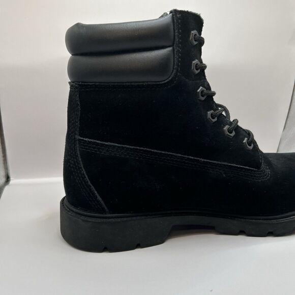 Timberland Womens Size 8.5 Black Suede Ankle Boots Waterproof Lace Up Comfort - Picture 16 of 16